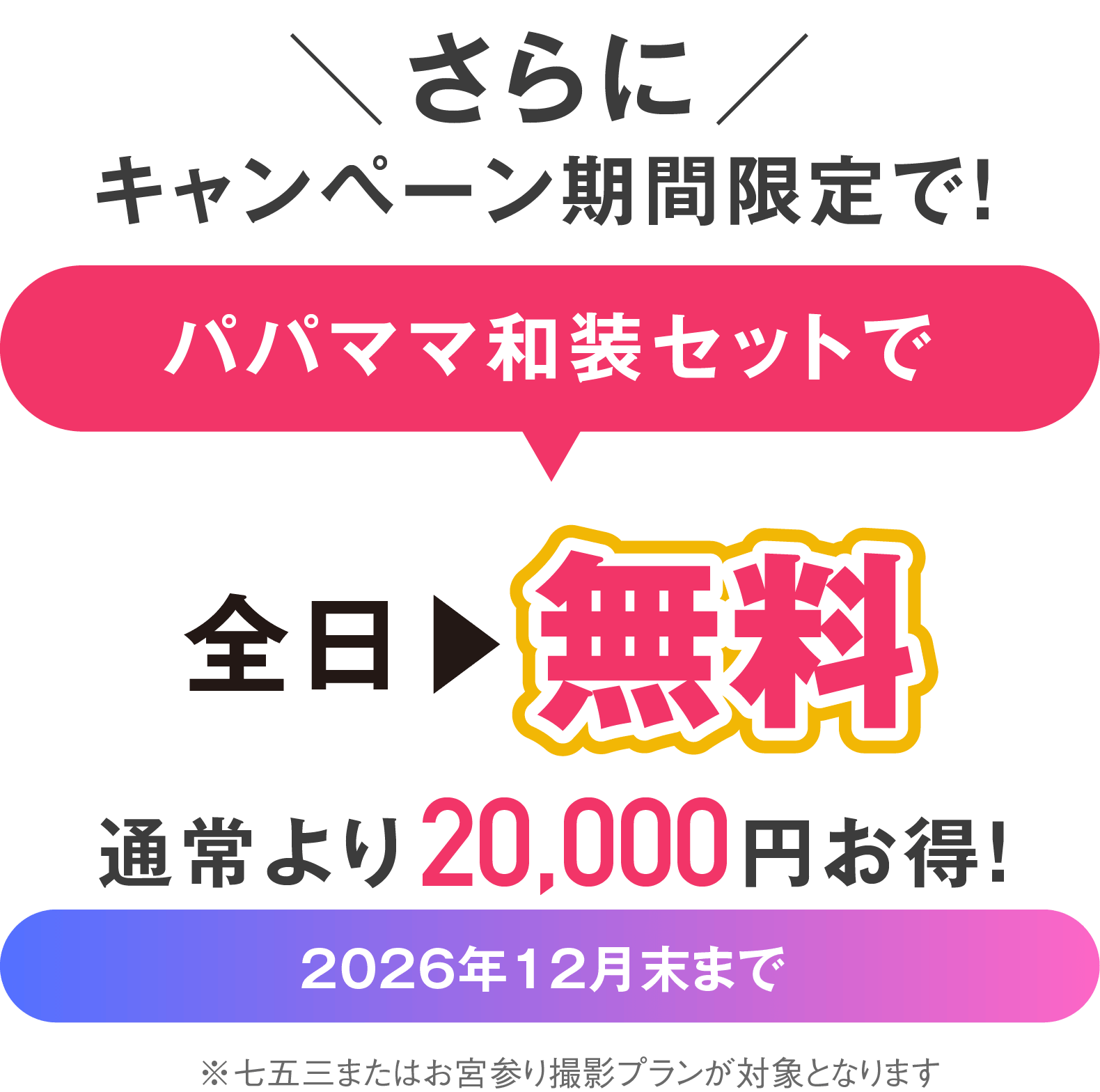 京都精華店 七五三撮影 パパママ和装セット 