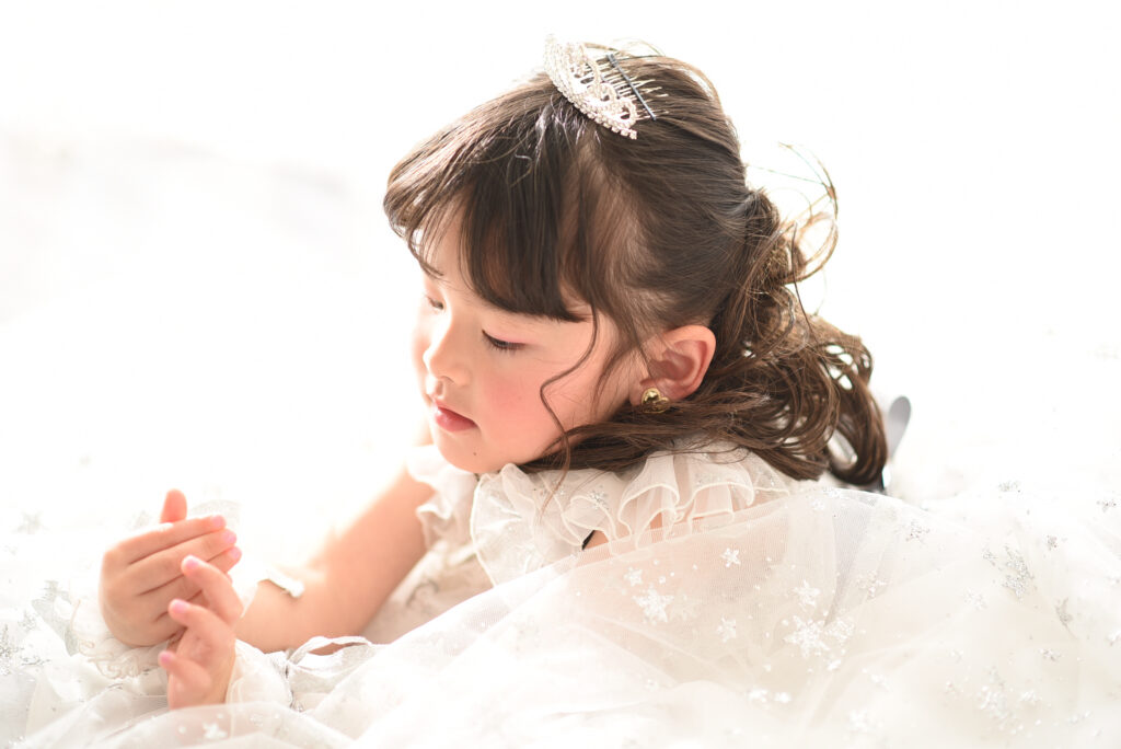 スタジオピック 千葉中央店 スタッフブログ 4歳バースデー🎂記念にドレスも素敵です✨